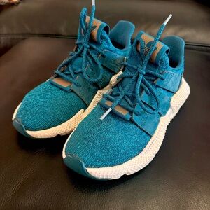 Adidas Women 7 Prophere Sneaker Shoes Trainers Teal Green Knit Ortholite